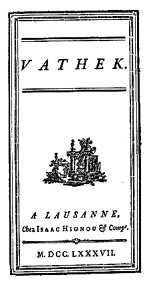 Ватек (2-е изд., Лозанна, 1787)