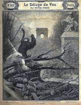 Обложка журнала «Journal des Voyages» с рассказом «Огненный потоп» (1903)